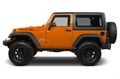 CUSTOM JEEP HOOD VINYL DECAL STICKER SET OF 2
