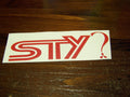 STY? MITSUBISHI VINYL DECAL STICKER