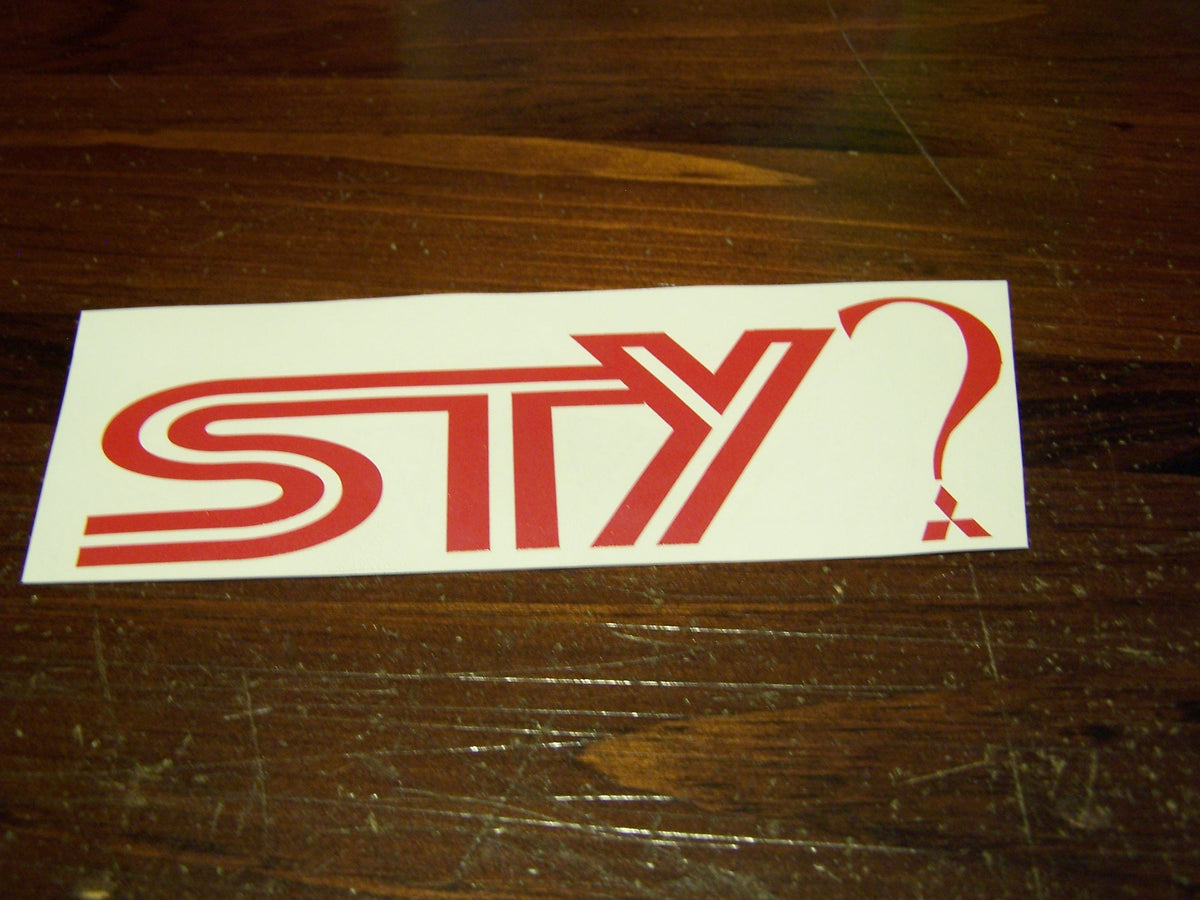 STY? MITSUBISHI VINYL DECAL STICKER