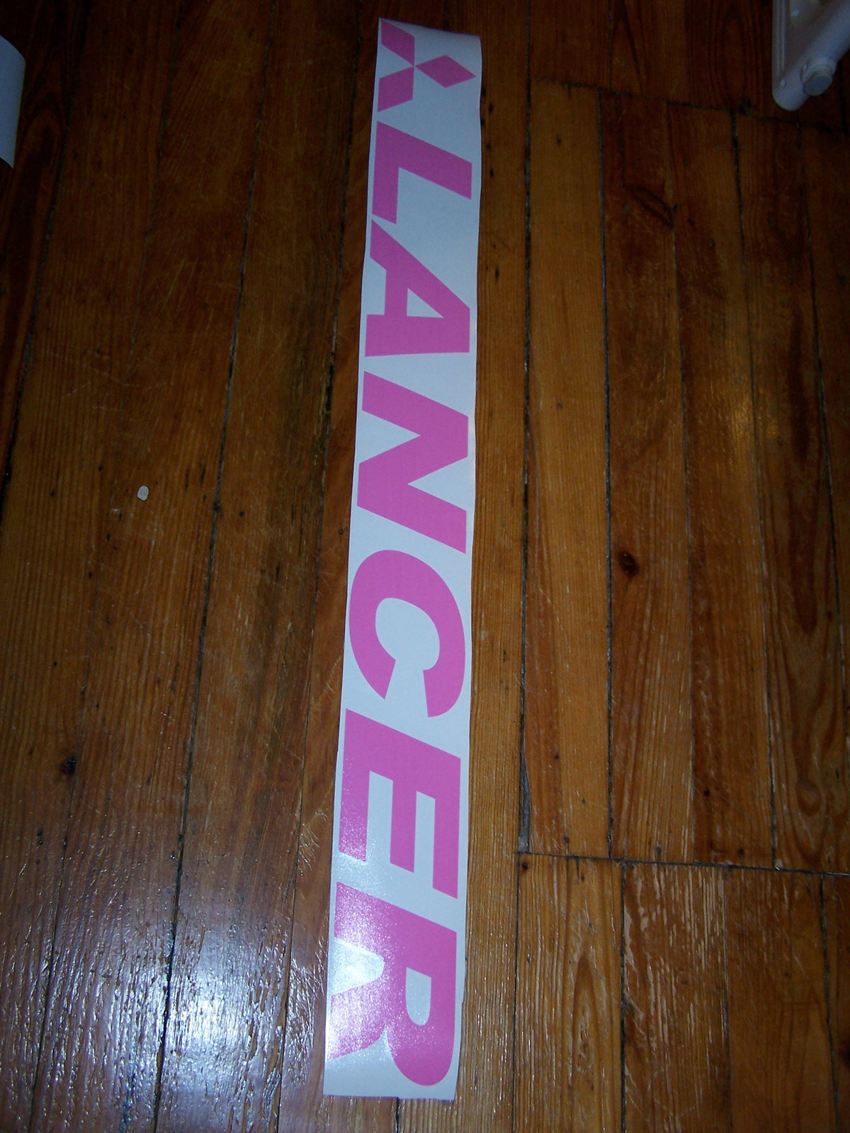 LANCER WINDSHIELD DECAL BANNER VINYL STICKER