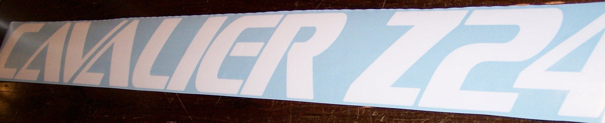 CAVALIER Z24 WINDSHIELD / WINDOW DECAL BANNER VINYL STICKER CHOOSE COLOR