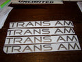 PONTIAC TRANS AM 3RD GEN 82-92 EMBLEMS