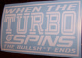 WHEN THE TURBO SPINS