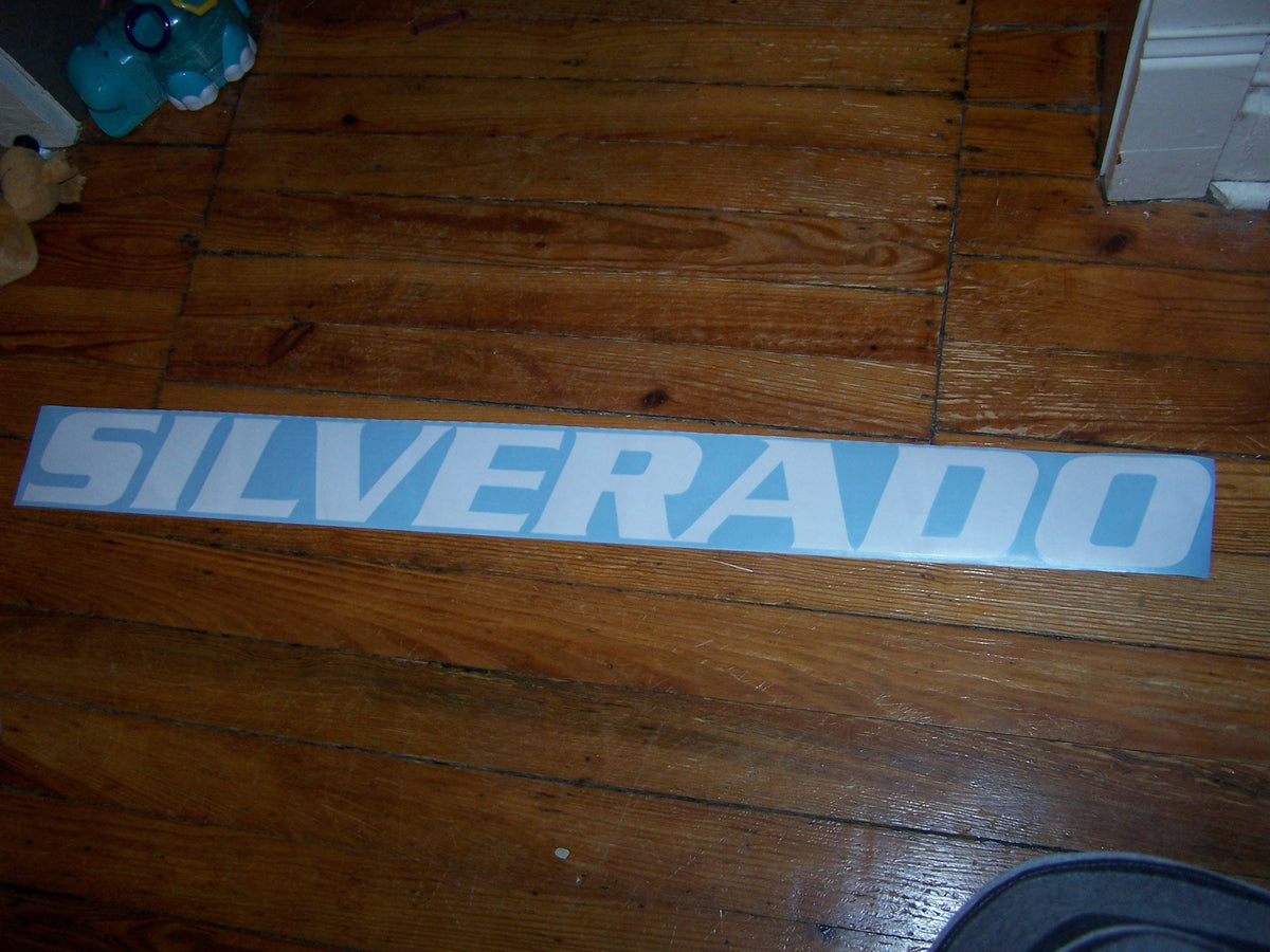 SILVERADO WINDSHIELD / WINDOW DECAL BANNER VINYL STICKER