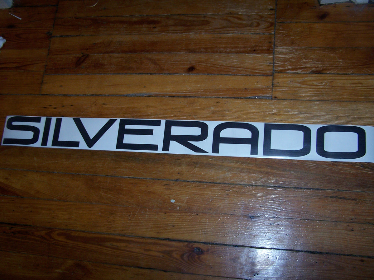SILVERADO WINDSHIELD DECAL BANNER VINYL STICKER CHOOSE COLOR