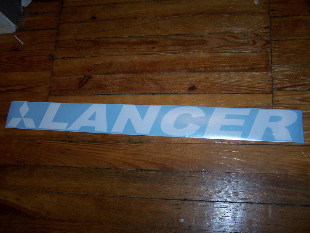 LANCER WINDSHIELD DECAL BANNER VINYL STICKER