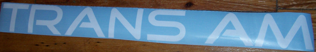 PONTIAC TRANS AM WINDSHIELD / WINDOW VINYL STICKER DECAL BANNER