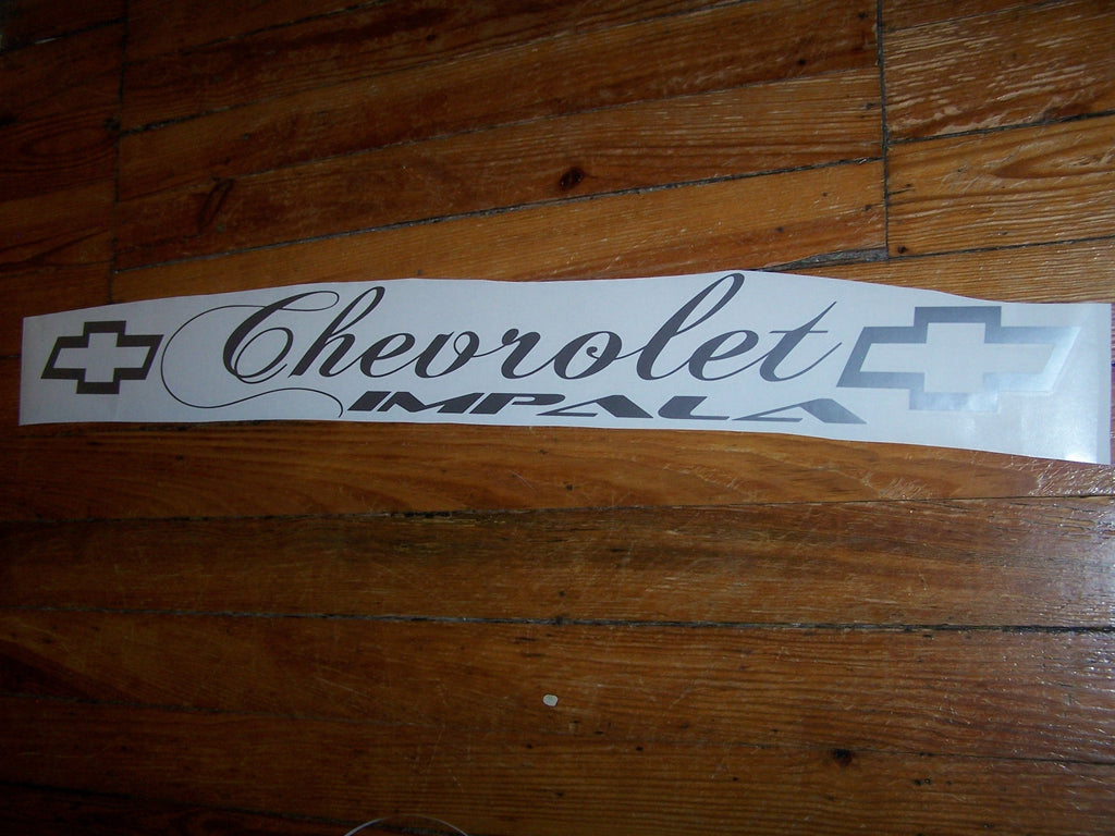 IMPALA WINDSHIELD WINDOW DECAL STICKER BANNER CHOOSE COLOR