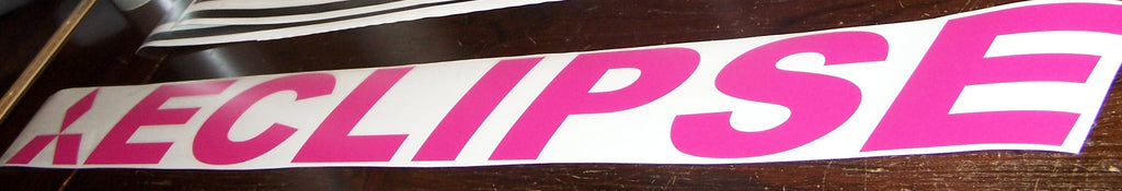 ECLIPSE WINDSHIELD DECAL BANNER VINYL STICKER