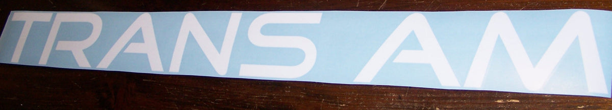 PONTIAC TRANS AM WINDSHIELD / WINDOW VINYL STICKER DECAL BANNER