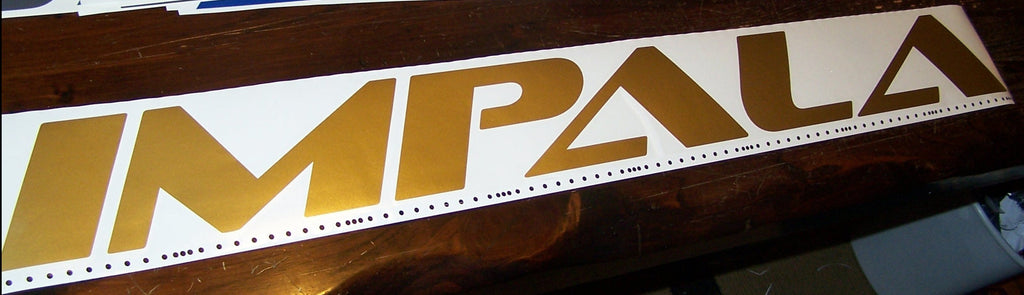 IMPALA WINDSHIELD VINYL DECAL STICKER BANNER