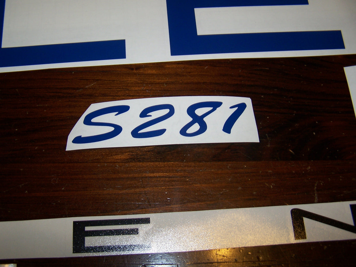 SALEEN MUSTANG VINYL DECAL KIT COMPLETE