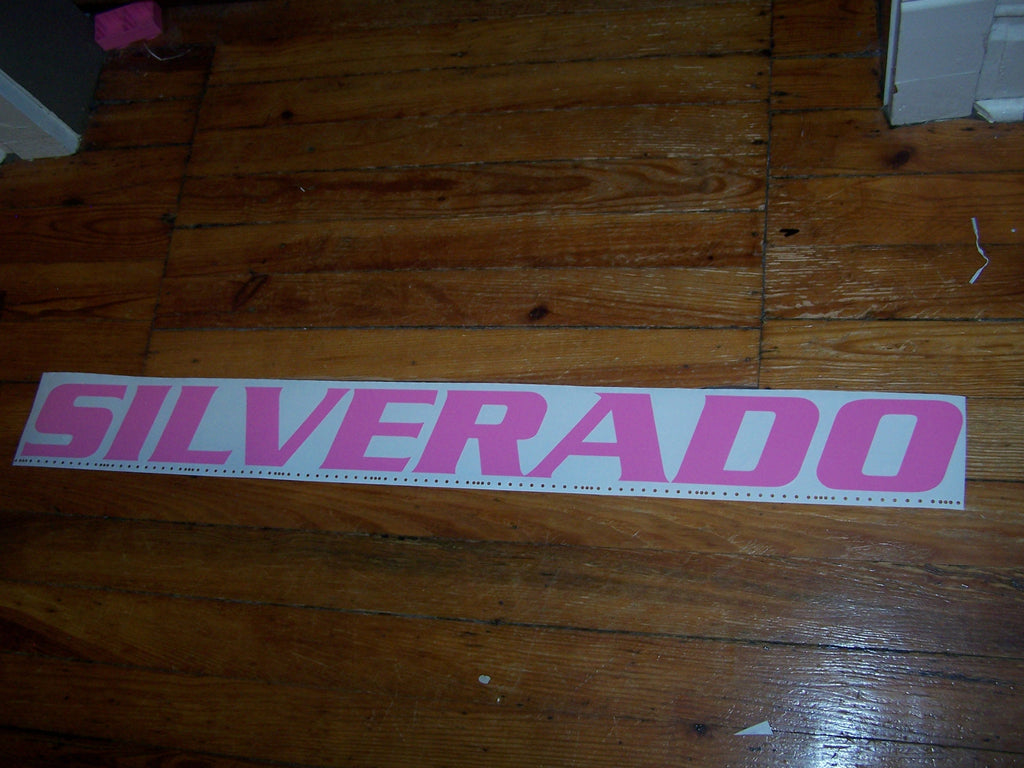SILVERADO WINDSHIELD / WINDOW DECAL BANNER VINYL STICKER