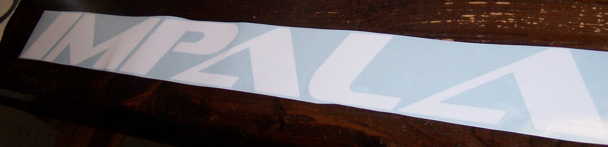 IMPALA WINDSHIELD VINYL DECAL STICKER BANNER