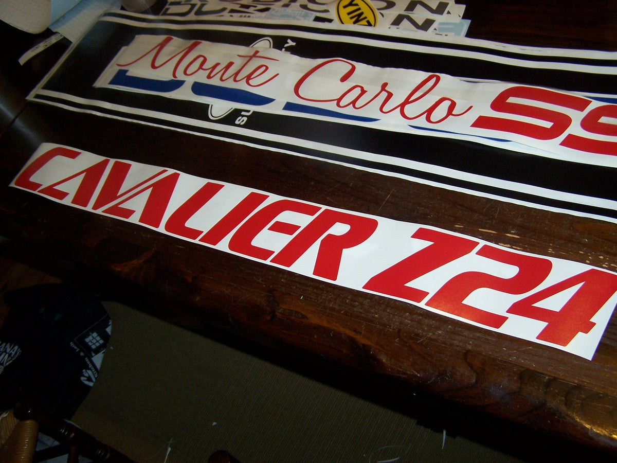 CAVALIER Z24 WINDSHIELD / WINDOW DECAL BANNER VINYL STICKER CHOOSE COLOR