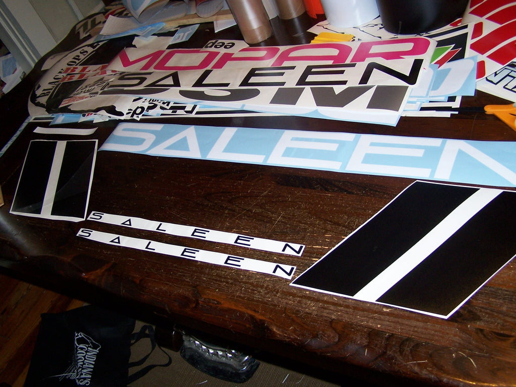 SALEEN MUSTANG VINYL DECAL KIT COMPLETE