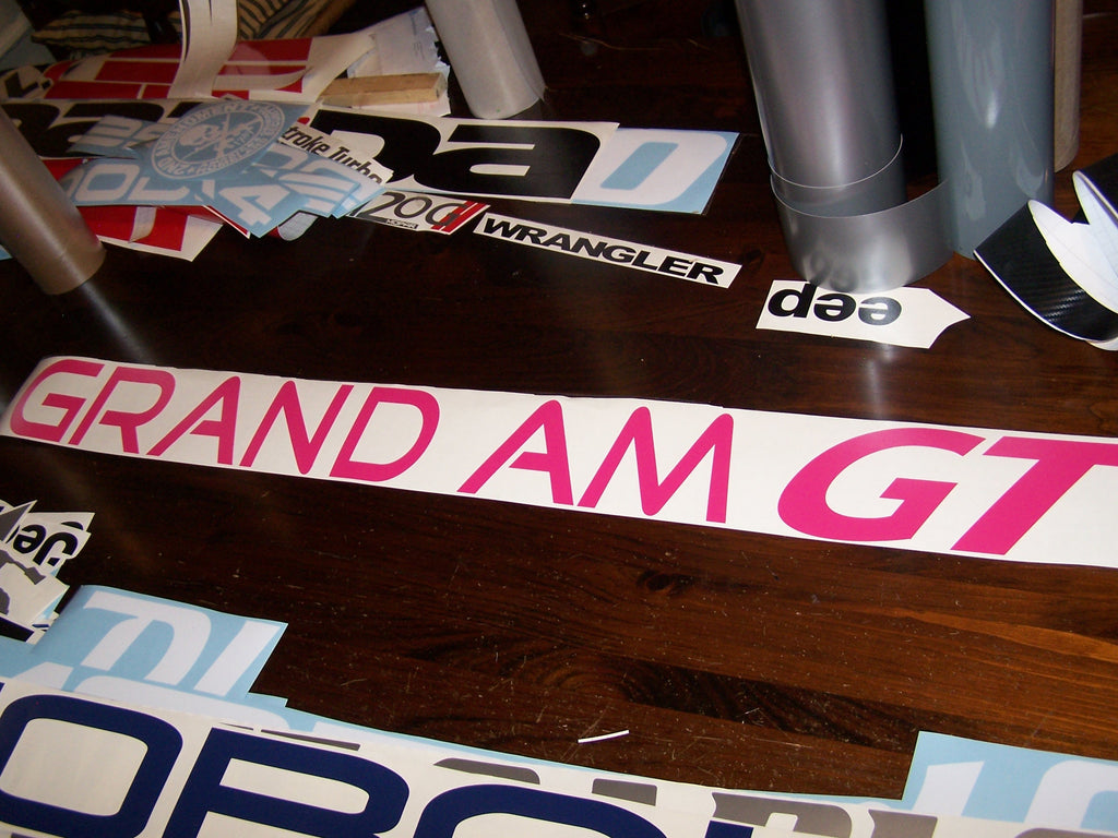 GRAND AM GT WINDSHIELD DECAL BANNER STICKER CHOOSE COLOR & SIZE