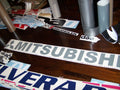 MITSUBISHI WINDSHIELD VINYL DECAL STICKER BANNER CHOOSE SIZE & COLOR