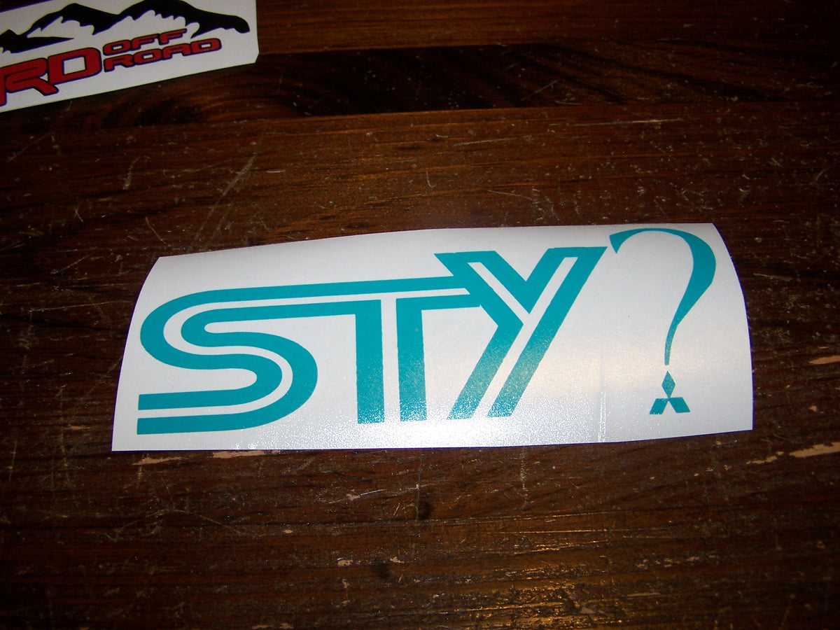 STY? MITSUBISHI VINYL DECAL STICKER