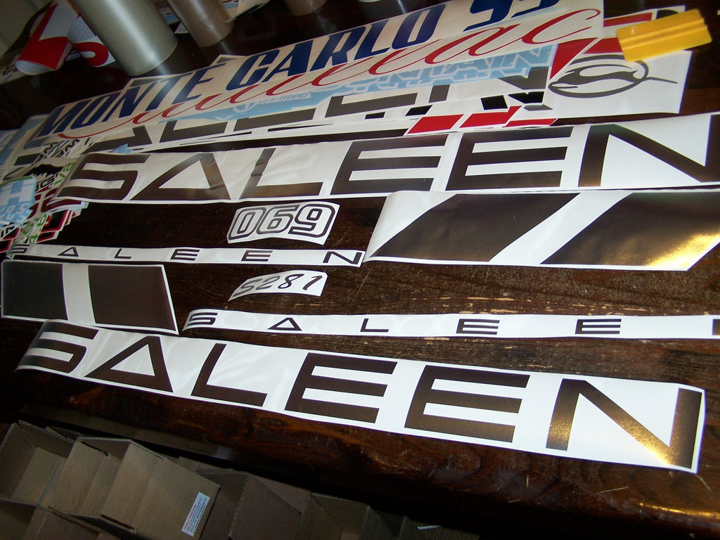 SALEEN MUSTANG VINYL DECAL KIT COMPLETE