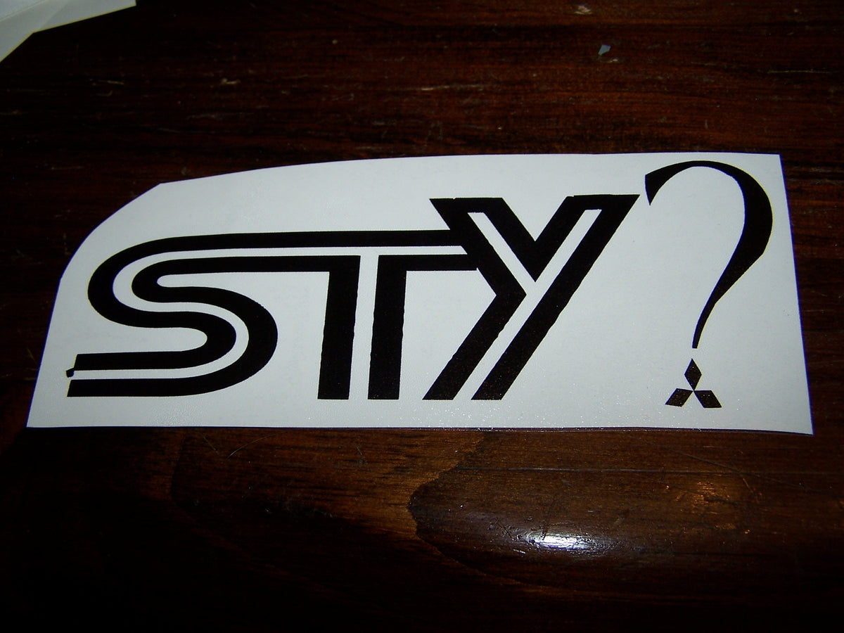 STY? MITSUBISHI VINYL DECAL STICKER