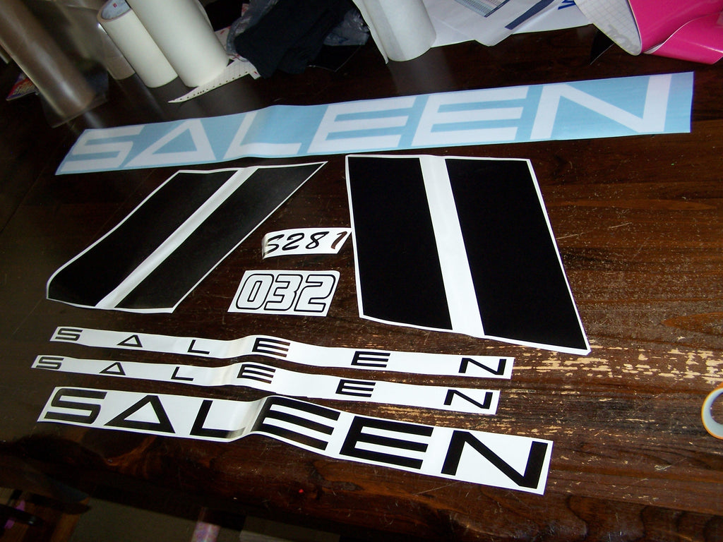 SALEEN MUSTANG VINYL DECAL KIT COMPLETE