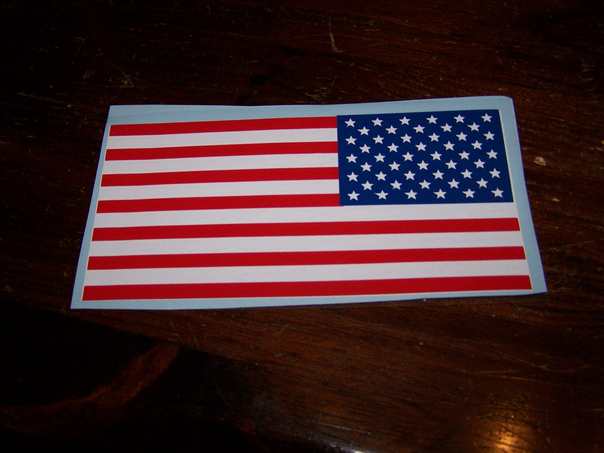 AMERICAN FLAG VINYL DECAL STICKER