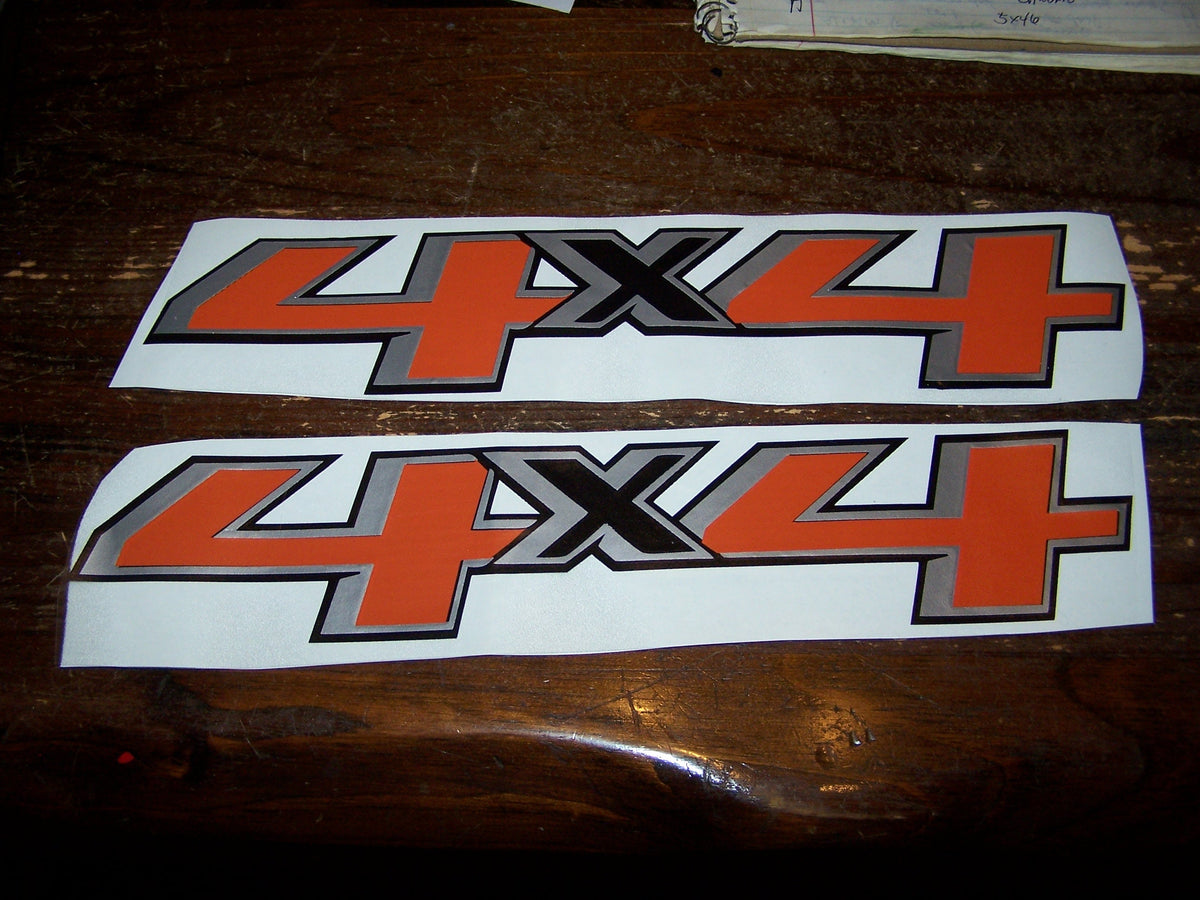 4X4 DECAL CUSTOM CHEVROLET SILVERADO GMC SIERRA COLORADO CANYON