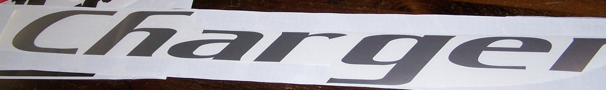 CHARGER WINDSHIELD DECAL BANNER CHOOSE COLOR AND SIZE