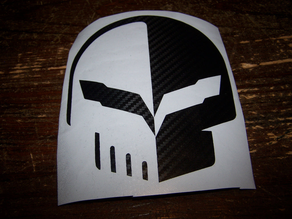 CORVETTE C7 RACING "JAKE" SKULL VINYL DECAL STICKER
