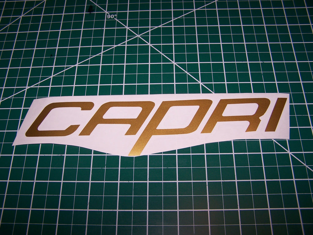 MERCURY CAPRI REAR SPOILER DECAL JUST LIKE 80-81 COBRA