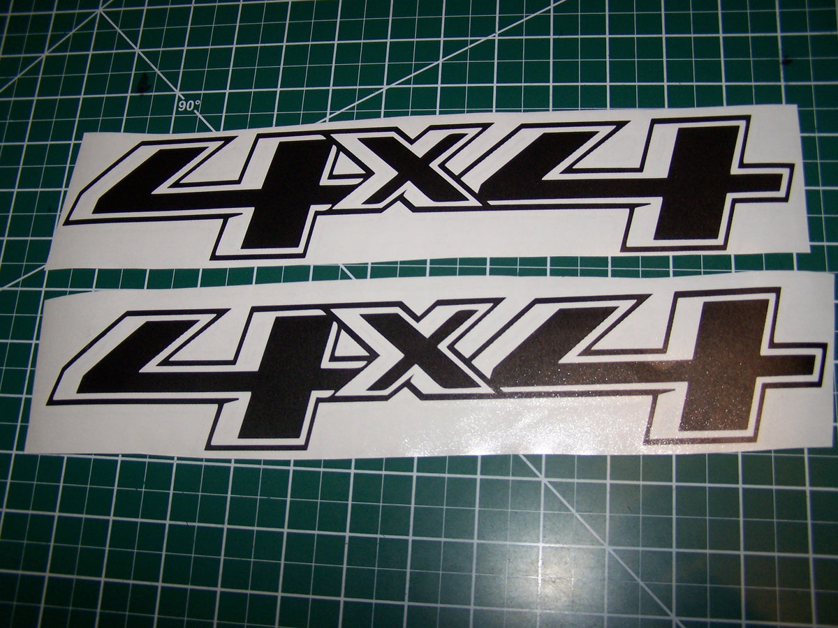 4X4 DECAL CUSTOM CHEVROLET SILVERADO GMC SIERRA COLORADO CANYON