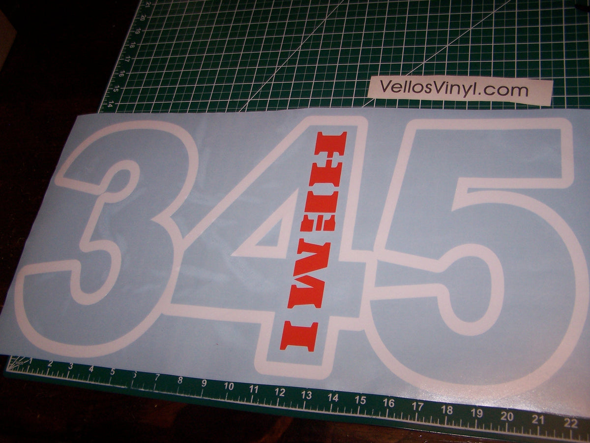 MOPAR 360 340 383 440 WEDGE HOOD DECAL STICKER