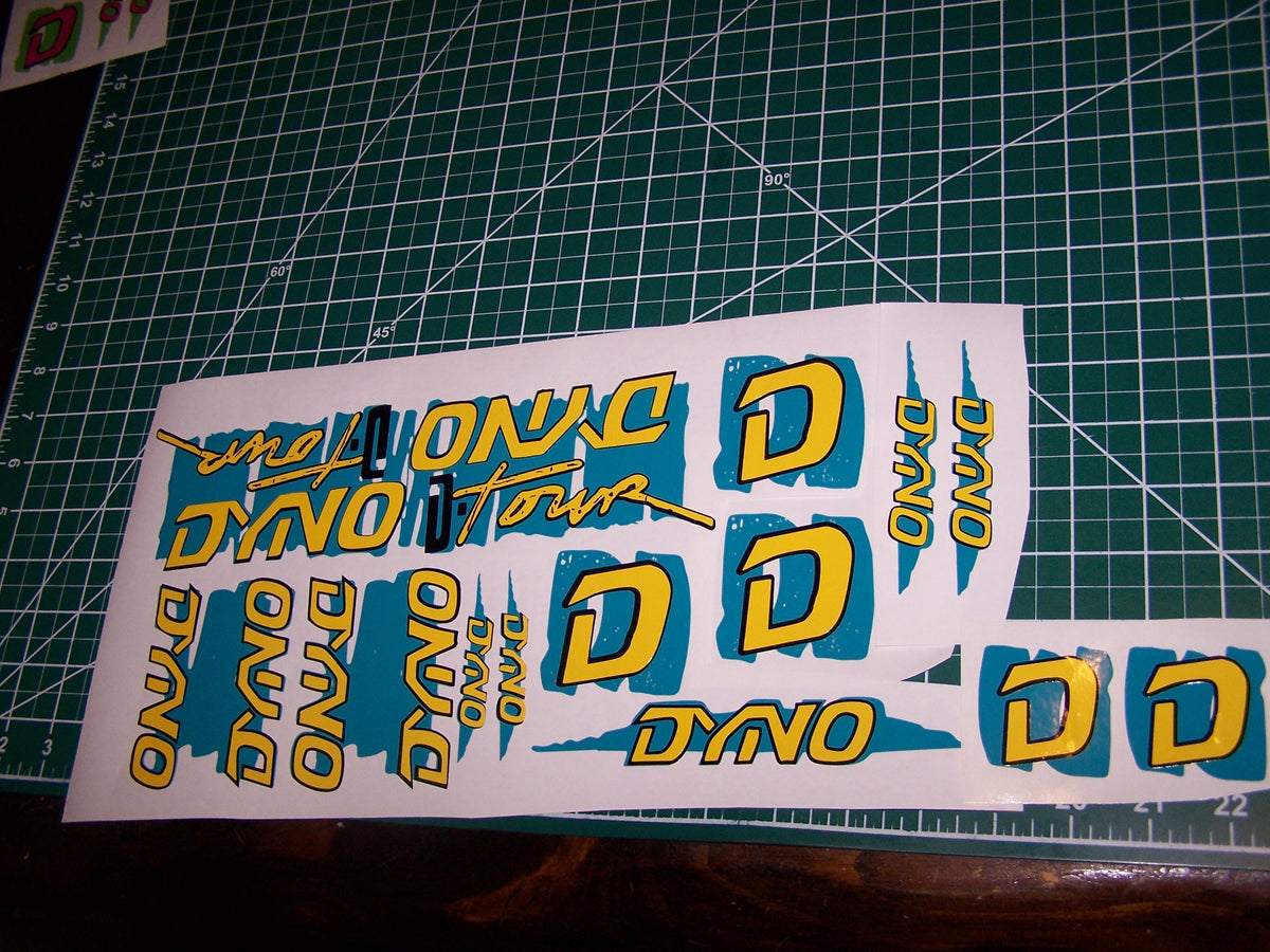 BMX DYNO D-TOUR DECAL SET 86 87 88