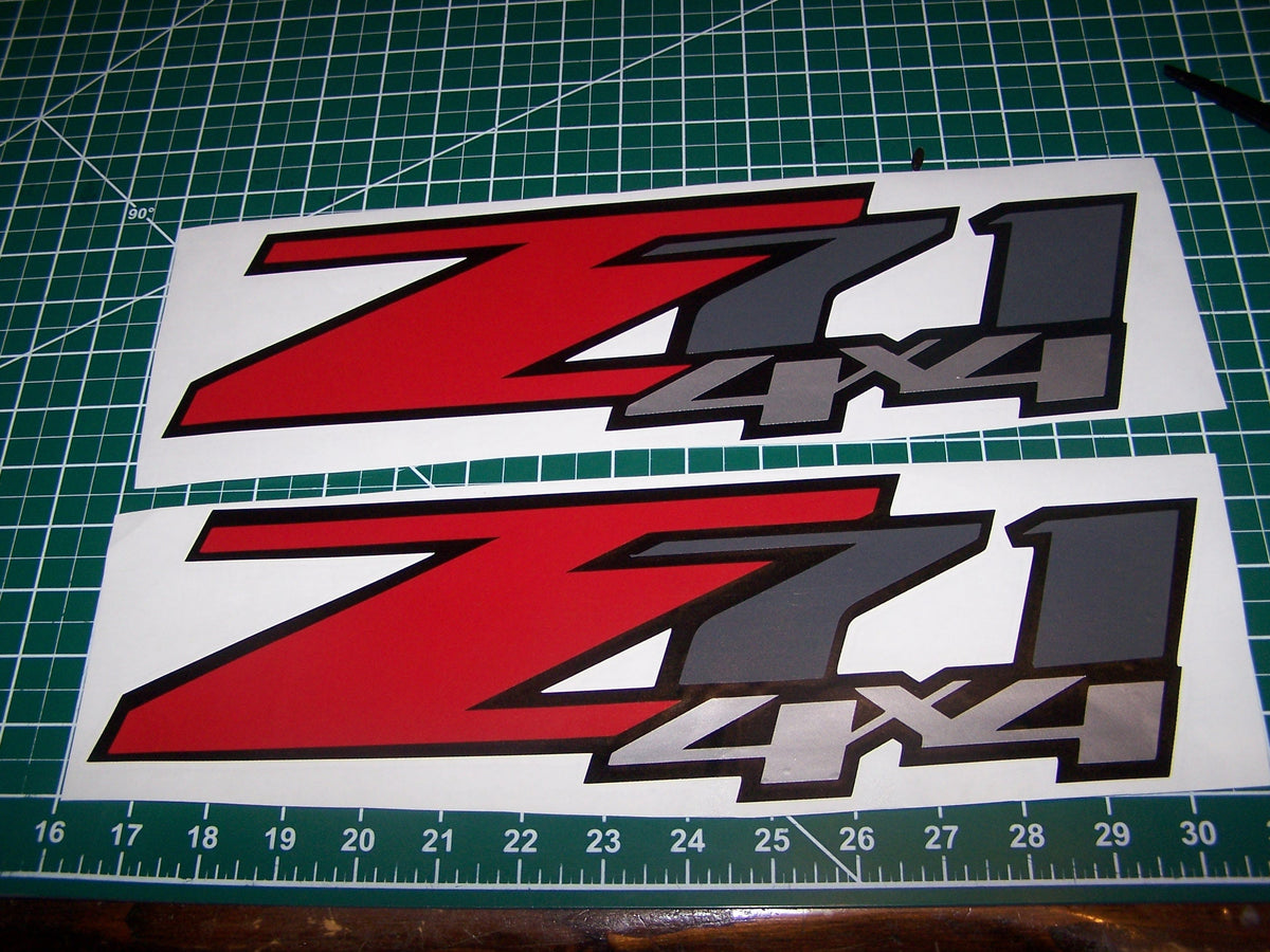 Z71 4X4 BEDSIDE / WINDOW STICKER VINYL DECAL CHOOSE COLOR