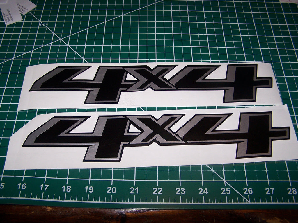 4X4 DECAL CUSTOM CHEVROLET SILVERADO GMC SIERRA COLORADO CANYON