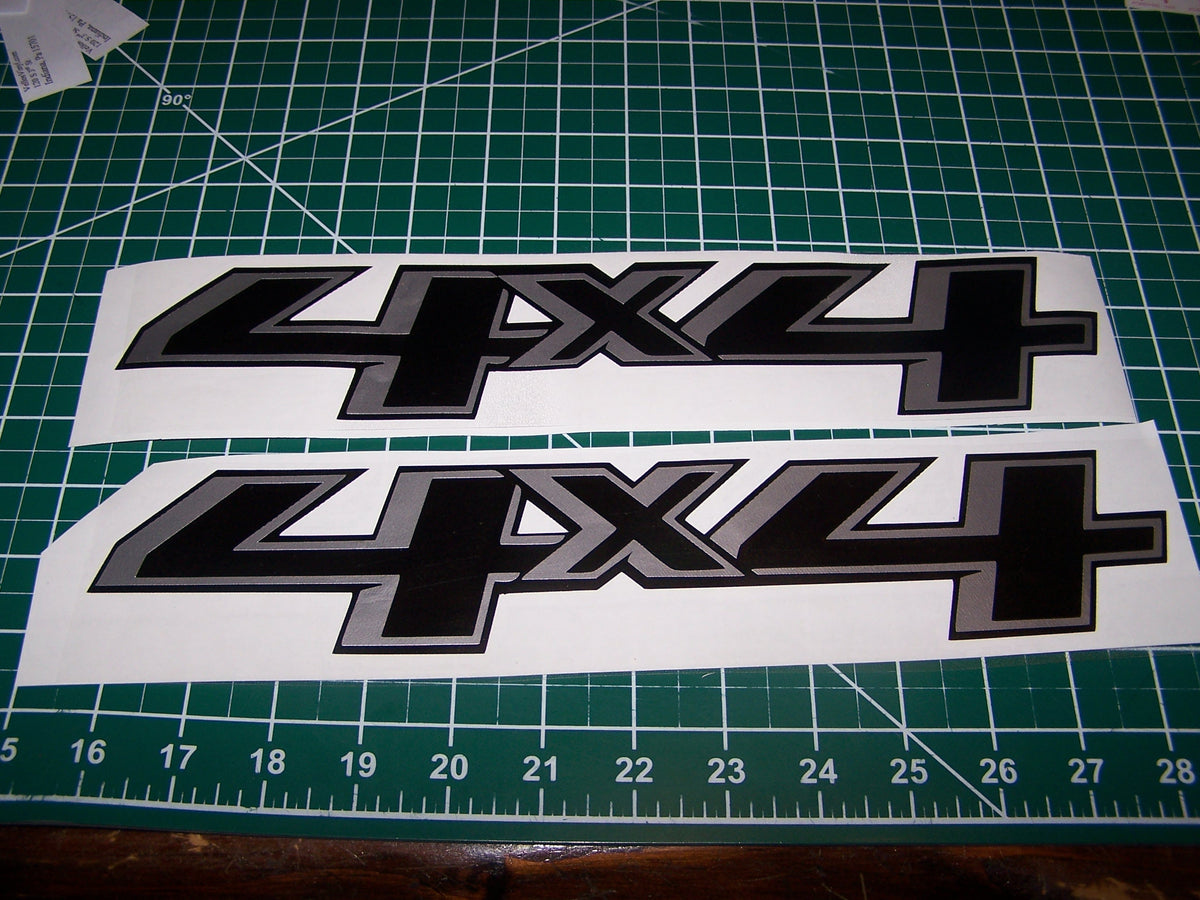 4X4 DECAL CUSTOM CHEVROLET SILVERADO GMC SIERRA COLORADO CANYON