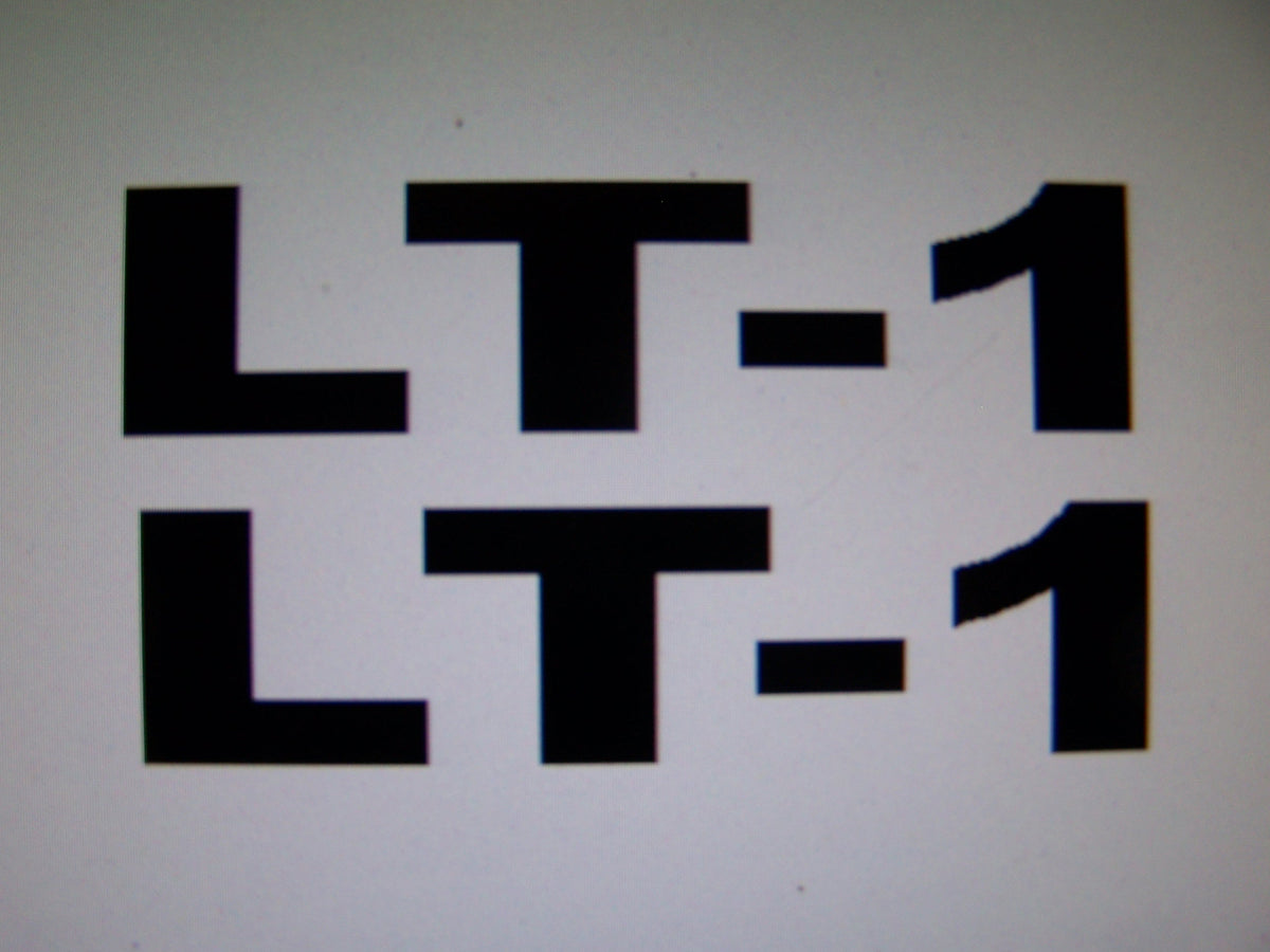 LT-1 DECAL HOOD FENDER VALVE COVER VINYL STICKER