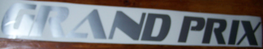 GRAND PRIX  WINDSHIELD / WINDOW VINYL STICKER DECAL BANNER