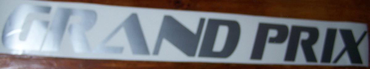 GRAND PRIX  WINDSHIELD / WINDOW VINYL STICKER DECAL BANNER