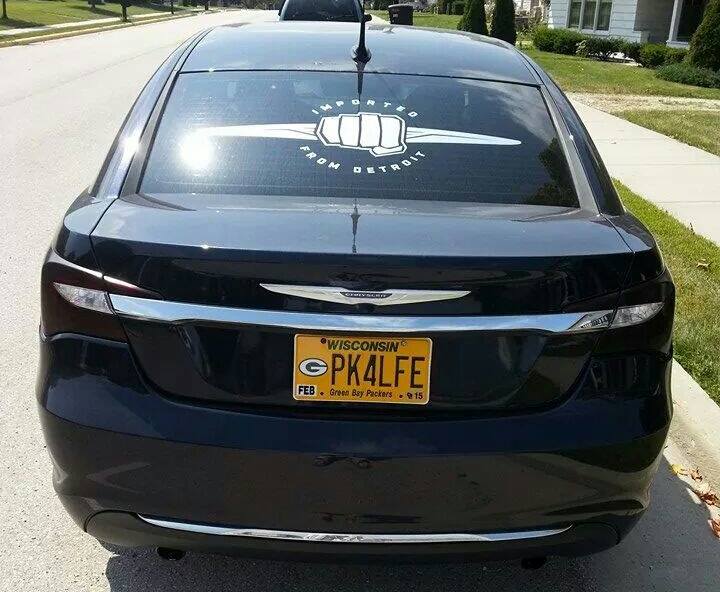 IMPORTED FROM DETROIT DECAL