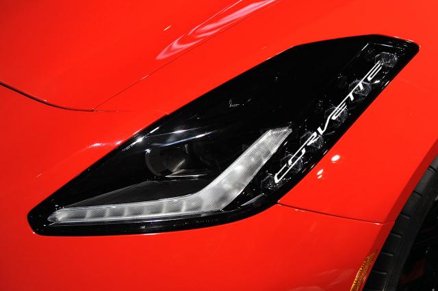 CORVETTE C7 HEADLIGHT DECAL CHOOSE COLOR SET OF 2