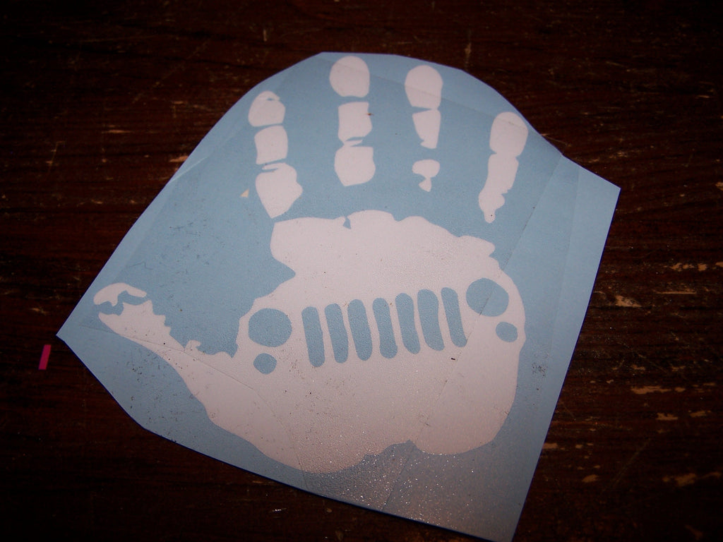 JEEP WAVE DECAL VINYL DECAL STICKER CHOOSE COLOR AND BODY CODE