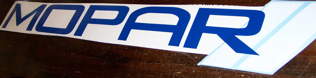 MOPAR WINDSHIELD DECAL STICKER BANNER CHOOSE SIZE AND 2 COLORS