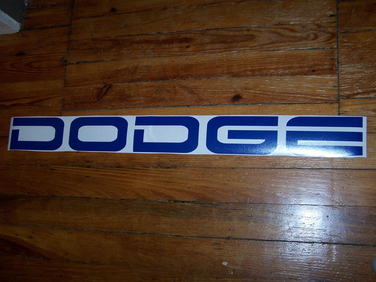 DODGE WINDSHIELD VINYL DECAL CHOOSE SIZE & COLOR