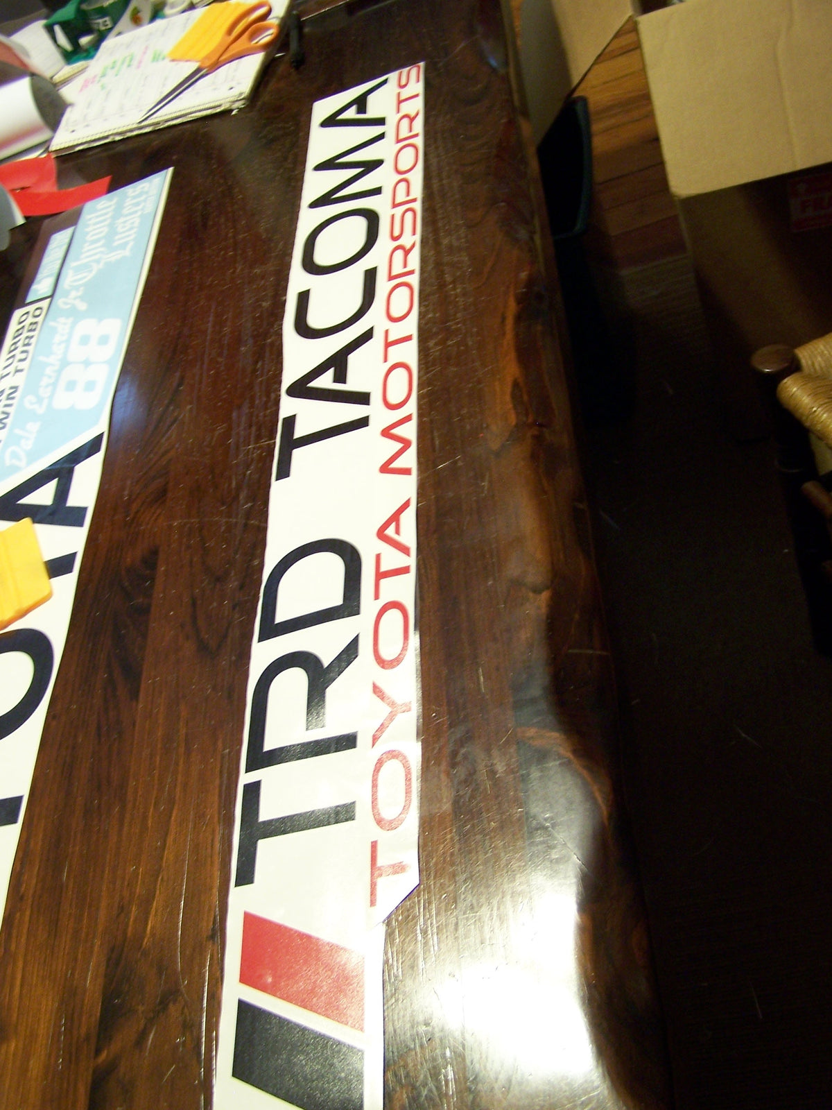 TRD TACOMA WINDSHIELD VINYL DECAL STICKER BANNER