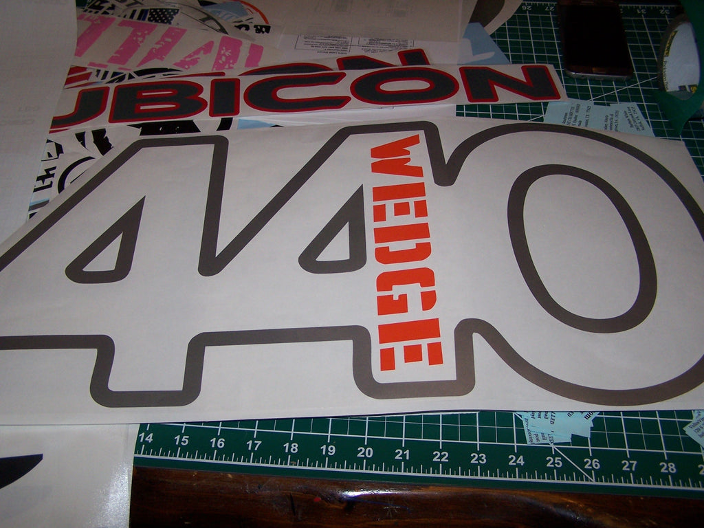 MOPAR 360 340 383 440 WEDGE HOOD DECAL STICKER