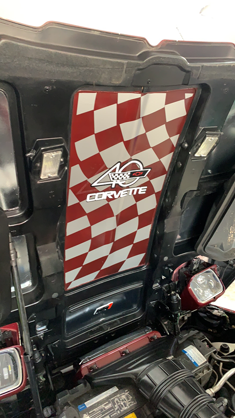 CORVETTE C4 UNDER HOOD DECAL