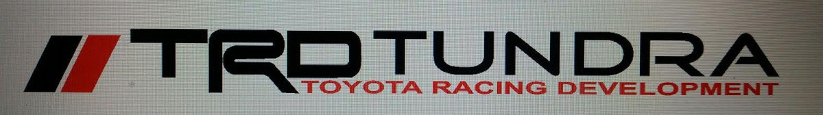 TRD TUNDRA WINDSHIELD VINYL DECAL BANNER CHOOSE SIZE & COLOR