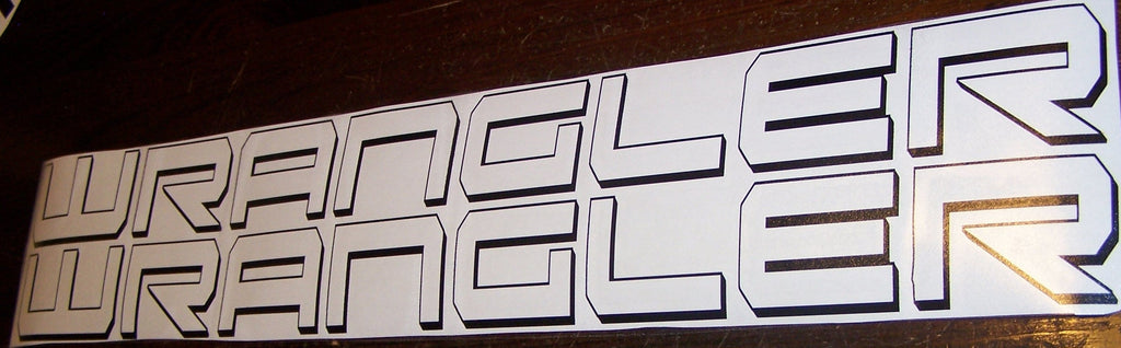 JEEP WRANGLER HOOD DECAL SET